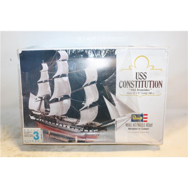 NEW REVELL U.S.S. CONSTITUTION SKILL LEVEL 3 MODEL
