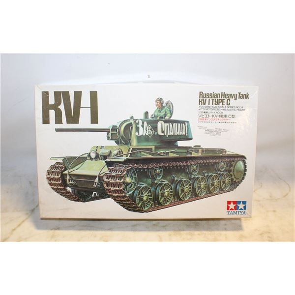 NEW TAMIYA RUSSIAN HEAVY TANK (MOTORIZED)