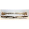 Image 1 : LIGHT FIXTURE GOLD TONE WITH CRYSTAL