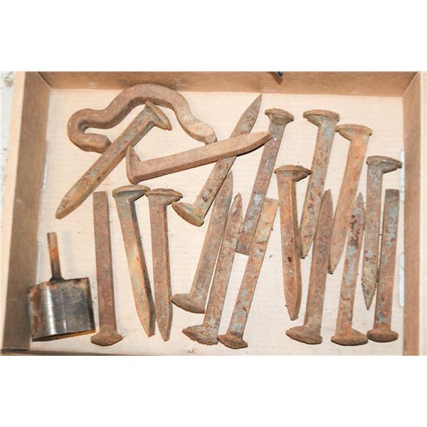 LOT OF RAILWAY SPIKES