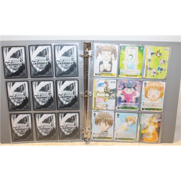 BINDER OF WEISS SCHWARZ ANIME CARDS
