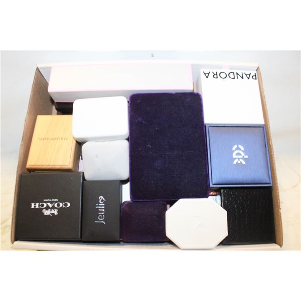 LOT OF QTY 23 JEWELRY BOXES