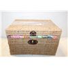 Image 1 : WICKER PICNIC BASKET WITH LATCH