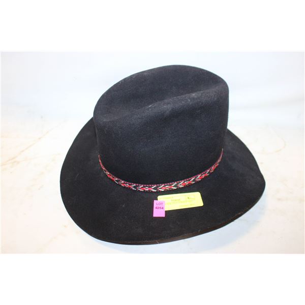 MENS BLACK FELT COWBOY HAT