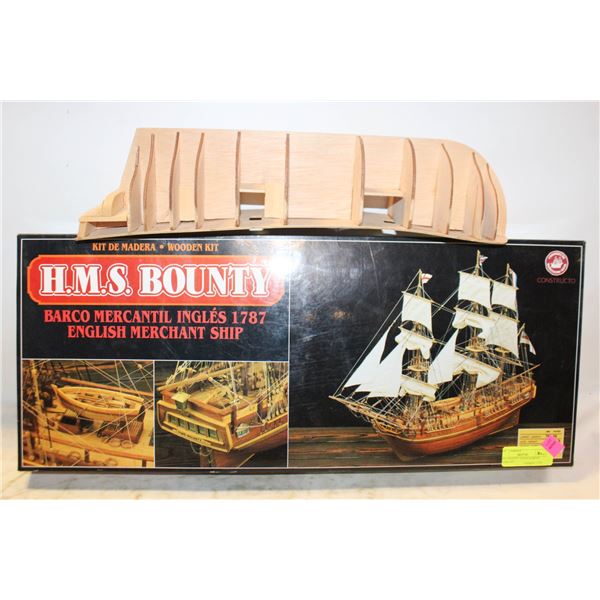 H.M.S. BOUNTY WOOD & BRASS MODEL KIT