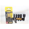 Image 1 : 2 PACKS OF DEWALT IMPACT NUT DRIVER AND