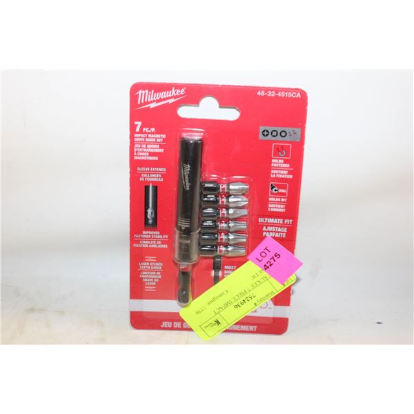 MILWAUKEE 7 PIECE IMPACT MAGNETIC