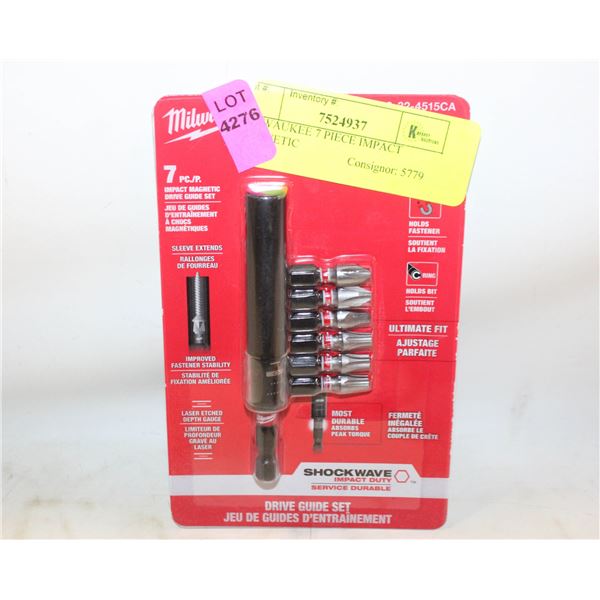 MILWAUKEE 7 PIECE IMPACT MAGNETIC