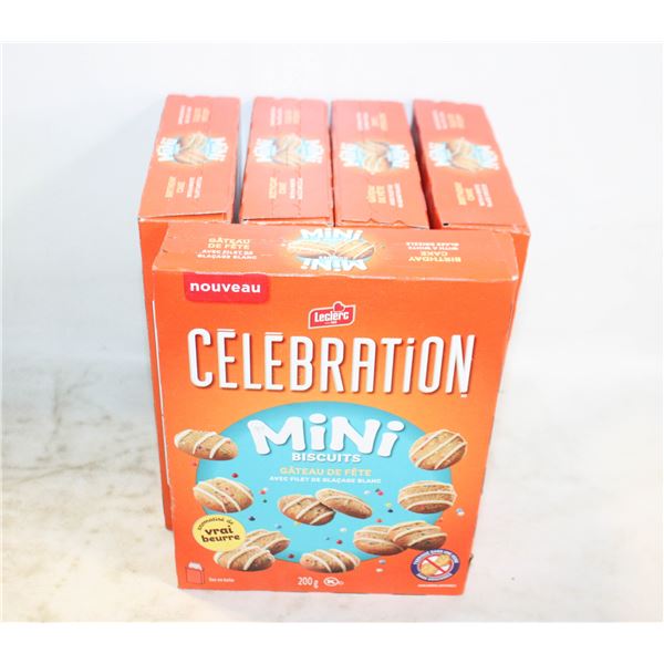 5 BOXES CELEBRATION COOKIES BB MARCH 2026