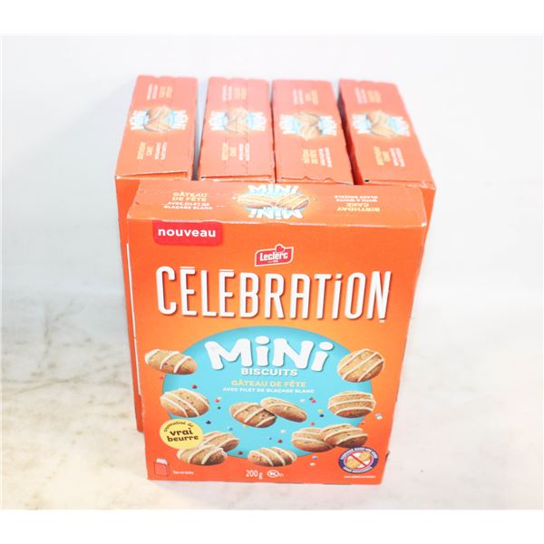 5 BOXES CELEBRATION COOKIES BB MARCH 2026