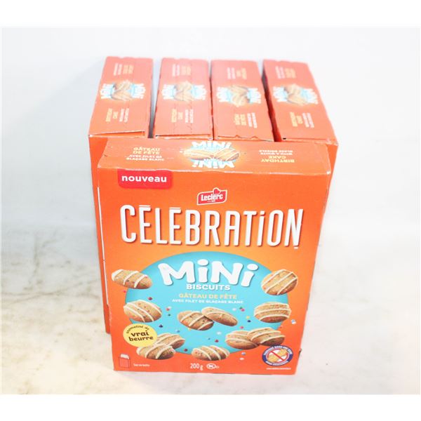 5 BOXES CELEBRATION COOKIES BB MARCH 2026