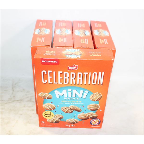 5 BOXES CELEBRATION COOKIES BB MARCH 2026