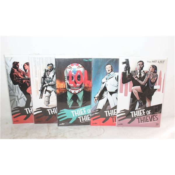 LOT OF 5 COMICS