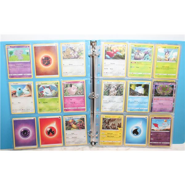 BINDER OF 90 POKEMON CARDS WITH