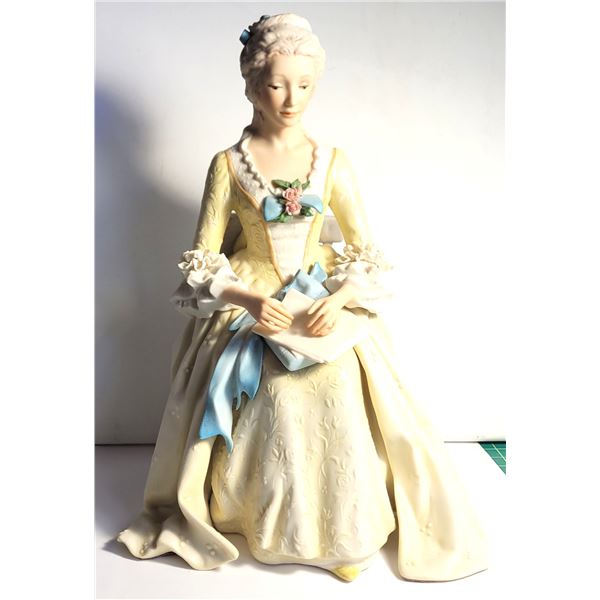 32)  VINTAGE 10" TALL CYBIS BISQUE