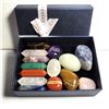 Image 1 : 10)  LOT OF 14 PCES  OF NATURAL CHAKRA