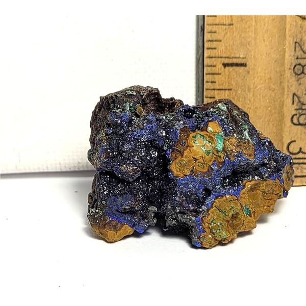 3)  NATURAL ZURITE MINERAL SPECIMEN,