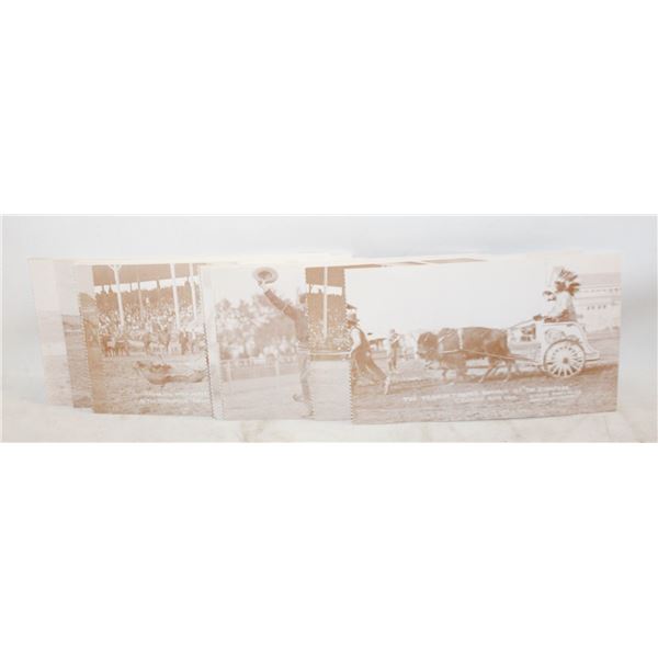 24 POSTCARDS OF FIRST CALGARY STAMPEDE 1912