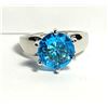 Image 1 : 13)  LONDON BLUE TOPAZ COLORED CZ