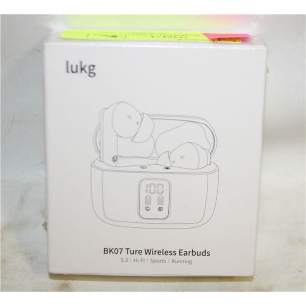 BRAND NEW SEALED LUKG WIRELESS EARBUDS WITH