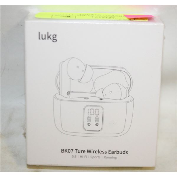 BRAND NEW SEALED LUKG WIRELESS EARBUDS WITH