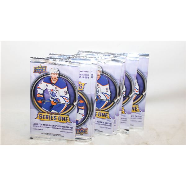 (10) UPPER DECK SERIES ONE PACK UNOPENED