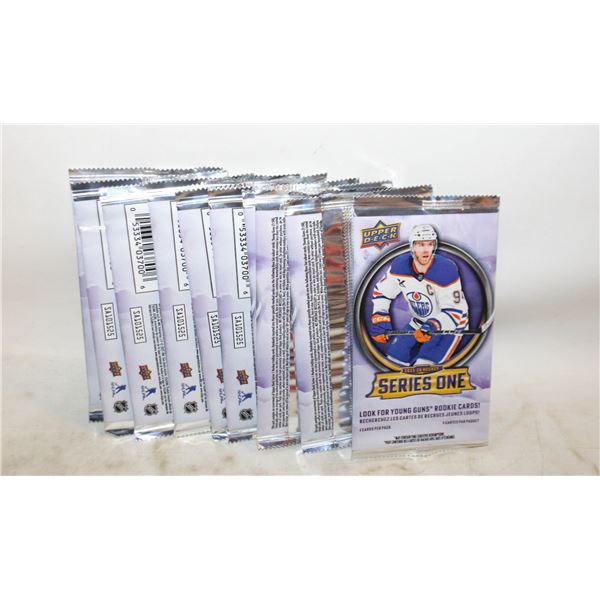 (10) UPPER DECK SERIES ONE PACK UNOPENED
