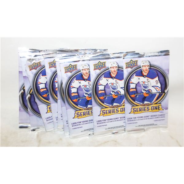 (10) UPPER DECK SERIES ONE PACK UNOPENED