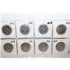 Image 2 : 8 CANADIAN 50-CENT PIECES
