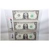 Image 2 : USA 3X$1 UNCIRCULATED MINT NOTES