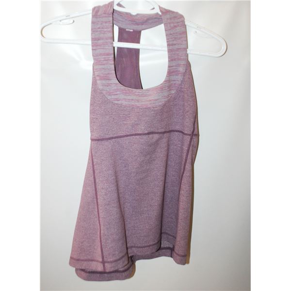 LADIES LULU LEMON PURPLE SHIRT SIZE 8/10