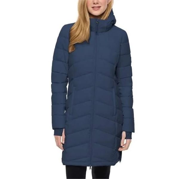 NEW LOLE FULL LENGTH ZIP PUFFER JACKET BLUE XXL