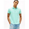Image 1 : NEW TOMMY HILFIGER BRIGHT BLUE POLO T SHIRT SZ MED