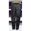 Image 1 : DKNY BLACK METALLIC LEGGINGS SIZE XS