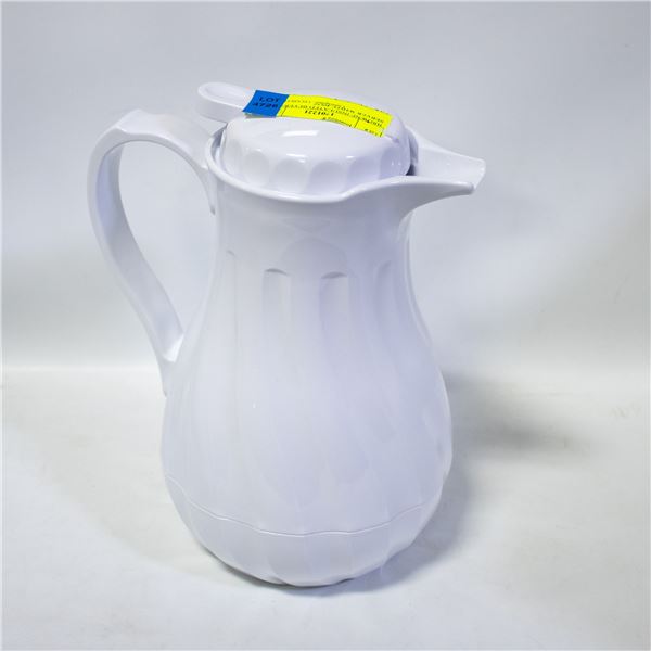 BROWNE INSULATED BEVERAGE SERVER WHITE 40OZ