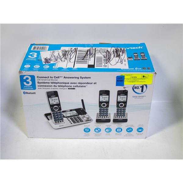 3 PK OF VTECH CORDLESS PHONE HANDSET & ANSWERING