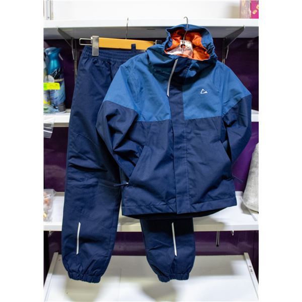 2 PIECE PARADOX KIDS RAIN SUIT BLUE SIZE SMALL 6