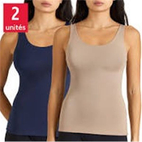 NEW 2 PK OF FRANK & OAK WOMENS CONTOUR TANK SIZE M