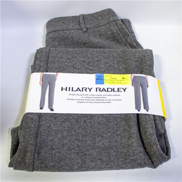 NEW HILARY RADLEY WOMENS STRAIGHT LEG PANTS SZ 6