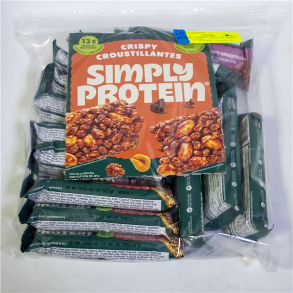 BAG OF 14 SIMPLY PROTEIN CRISPY BARS - 14 X 40G