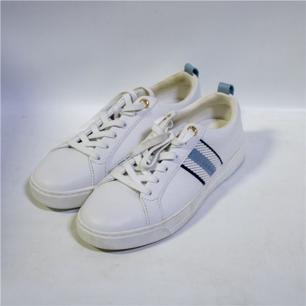 TED BAKER GIRLS SHOE WHITE & BLUE SIZE 6