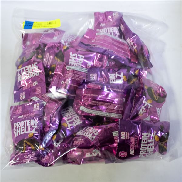 BAG OF 26 NO SUGAR COMPANY PROTEIN SHELLZ 26 X 44G