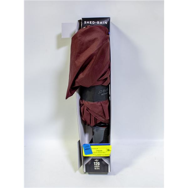 NEW SHEDRAIN WIND PRO COMPATIBLE UMBRELLA MAROON