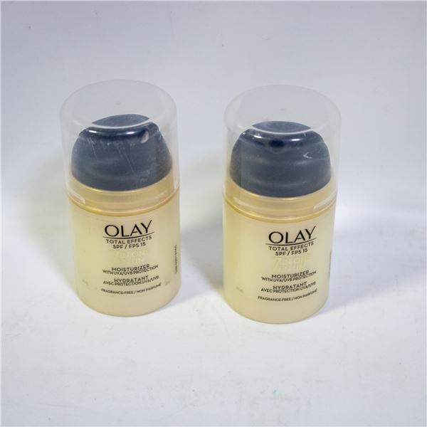 2 PACK OF OLAY TOTAL EFFECTS 7-IN-1 MOISTURIZER