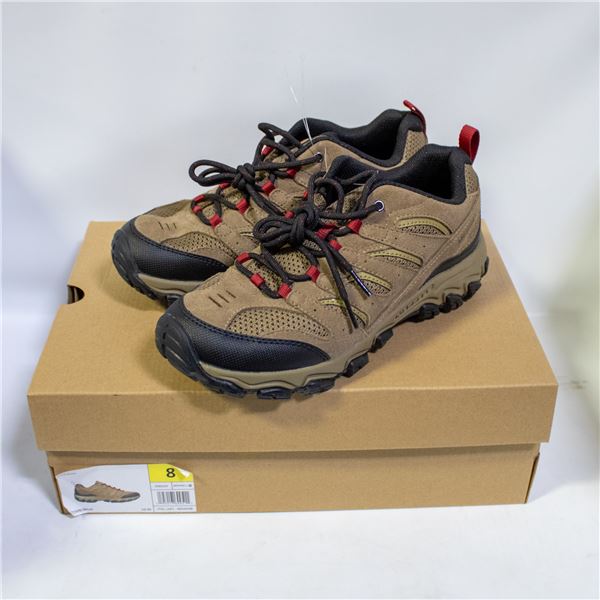 MERRELL MENS HIKERS SHOES BROWN SIZE 8