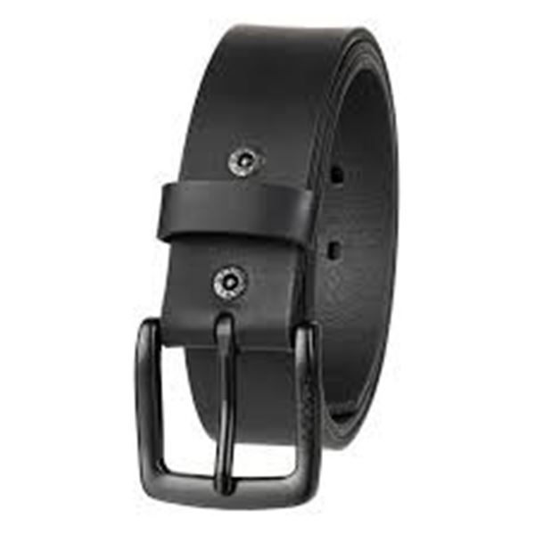 NEW LEVIS MENS LEATHER BELT BLACK SIZE LARGE 36-38