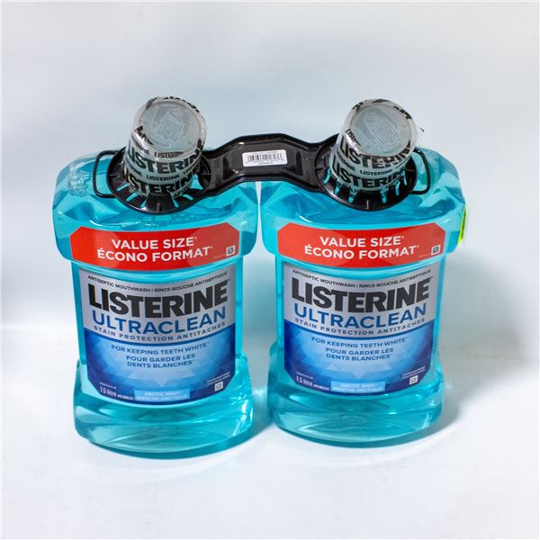 NEW 2PK LISTERINE ULTRA CLEAN ANTISEPTIC MOUTHWASH