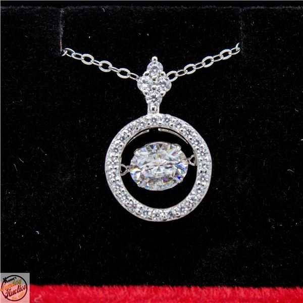 #4231-FLOATING 1CT GRA CERTIFIED ROUND BRILLIANT