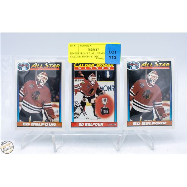 ED BELFLOUR 2 ALL STARS 1 CALDER TROPHY, OPC