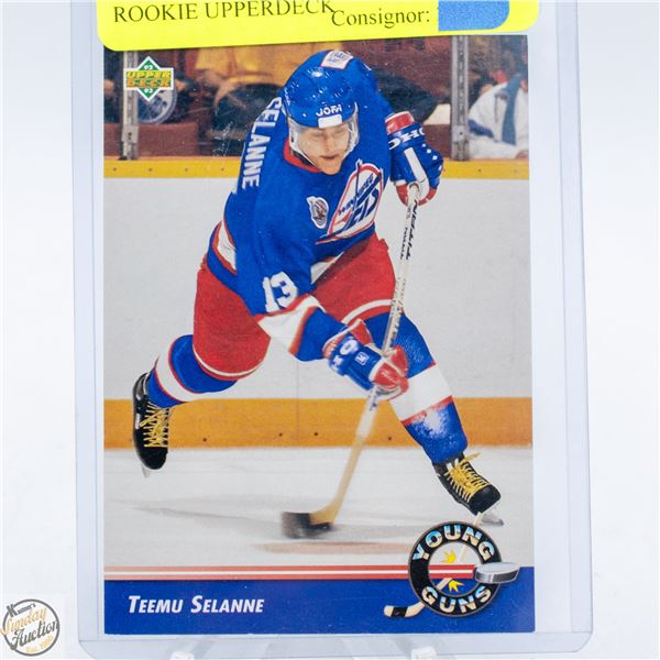 TEEMU SELANNE YOUNG GUNS ROOKIE UPPERDECK